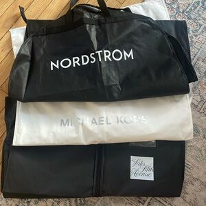 3 MINT garment bags from NYC stores